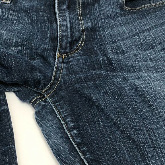 Paige Peg Straight Jeans Blue Mid Wash Womens Size 27 Made in USA - Picture 6 of 9